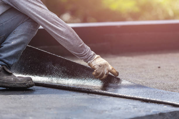 Professional Basement Waterproofing technician working in Stratford, WI
